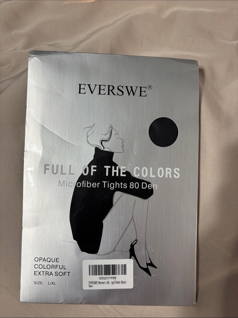 EVERSWE Microfiber Tights 80 Den in Black